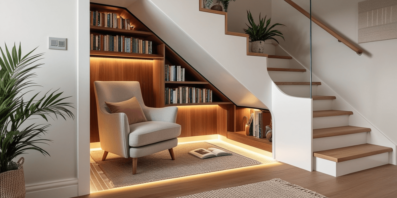 Aménagement sous escalier : transformez cet espace en atout